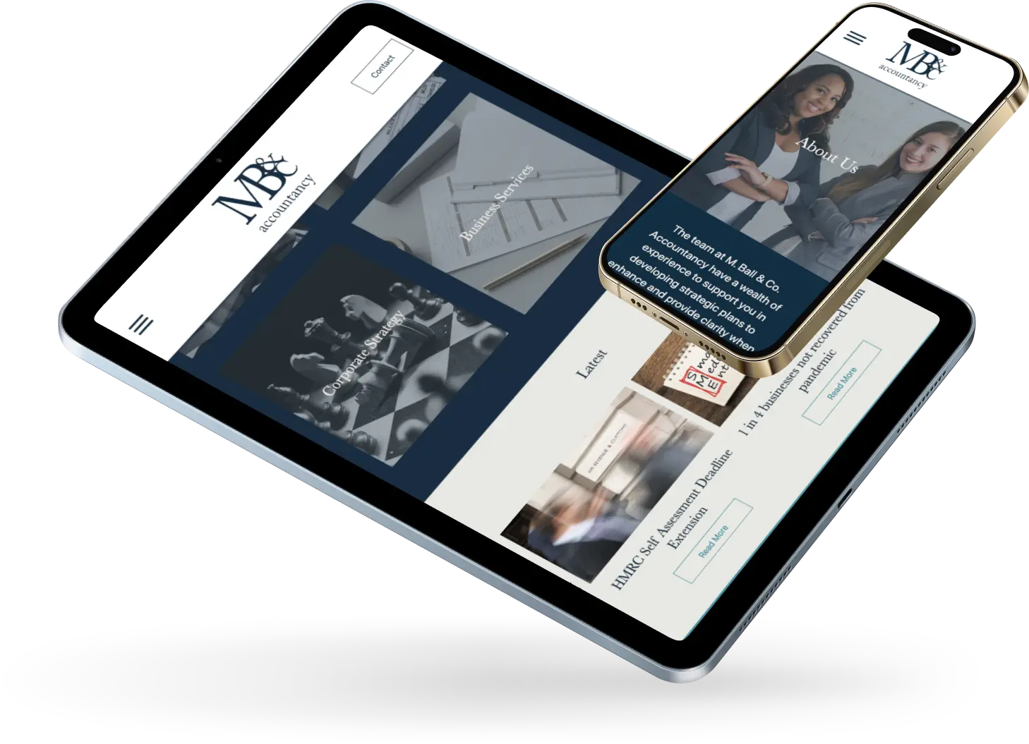 M. Ball Accountancy Website Design